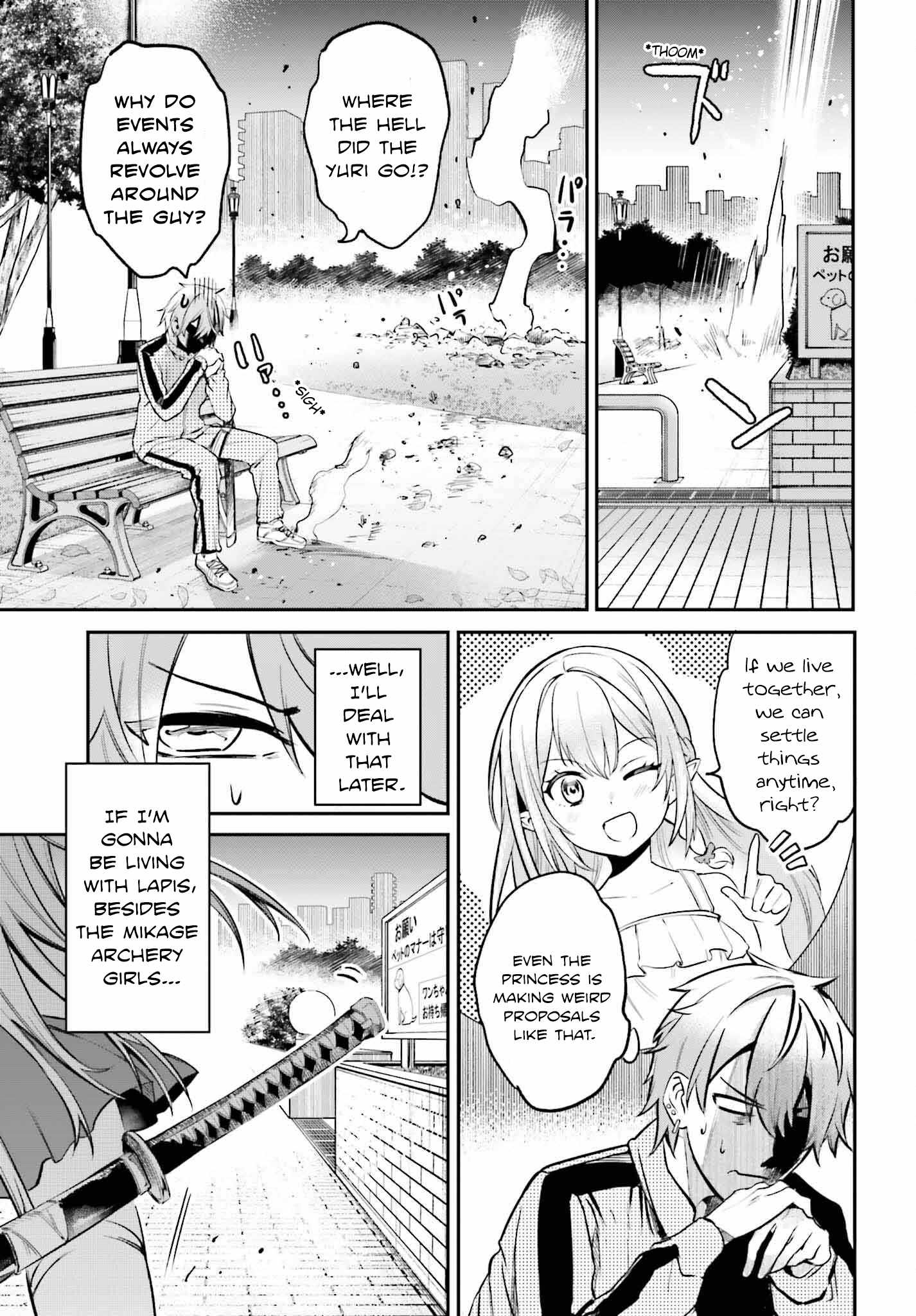 The Only Thing I Must Do in an All-Girls Game World: I Got Reincarnated as the Guy Stuck Between Yuri Couples Chapter 3 - Page 9