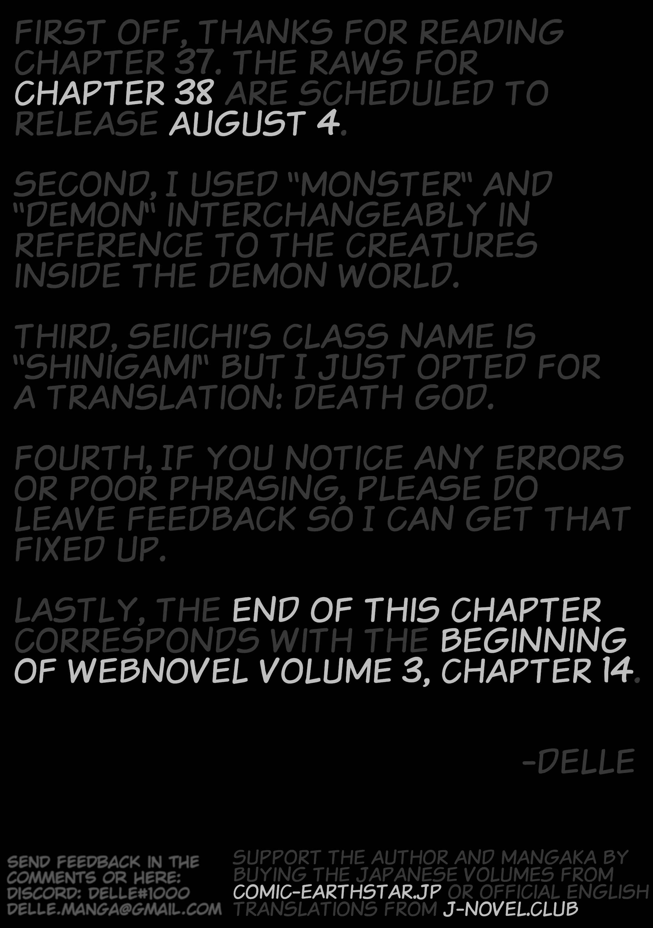 The Other World Doesn’t Stand a Chance Against the Power of Instant Death Chapter 37 - Page 32