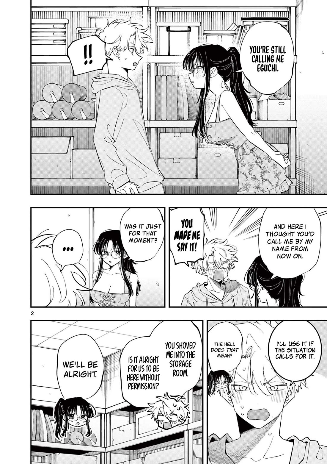 The Person Sitting Next to Me Looking at Me with Perverted Eyes Chapter 69 - Page 2