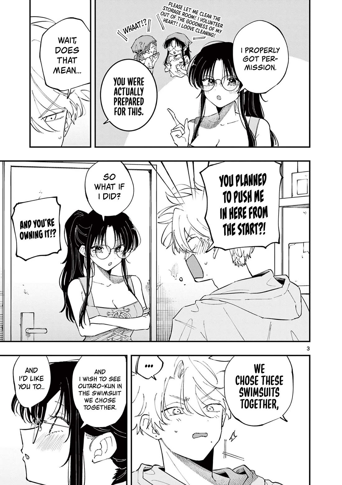 The Person Sitting Next to Me Looking at Me with Perverted Eyes Chapter 69 - Page 3