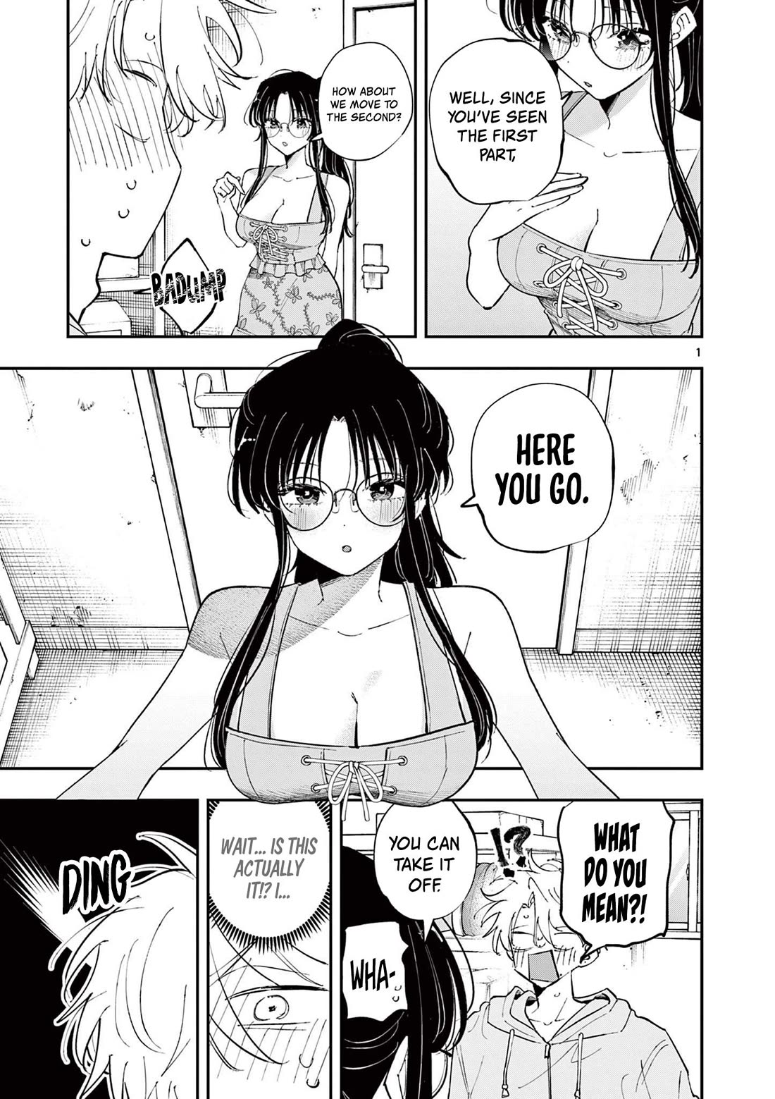 The Person Sitting Next to Me Looking at Me with Perverted Eyes Chapter 70 - Page 1
