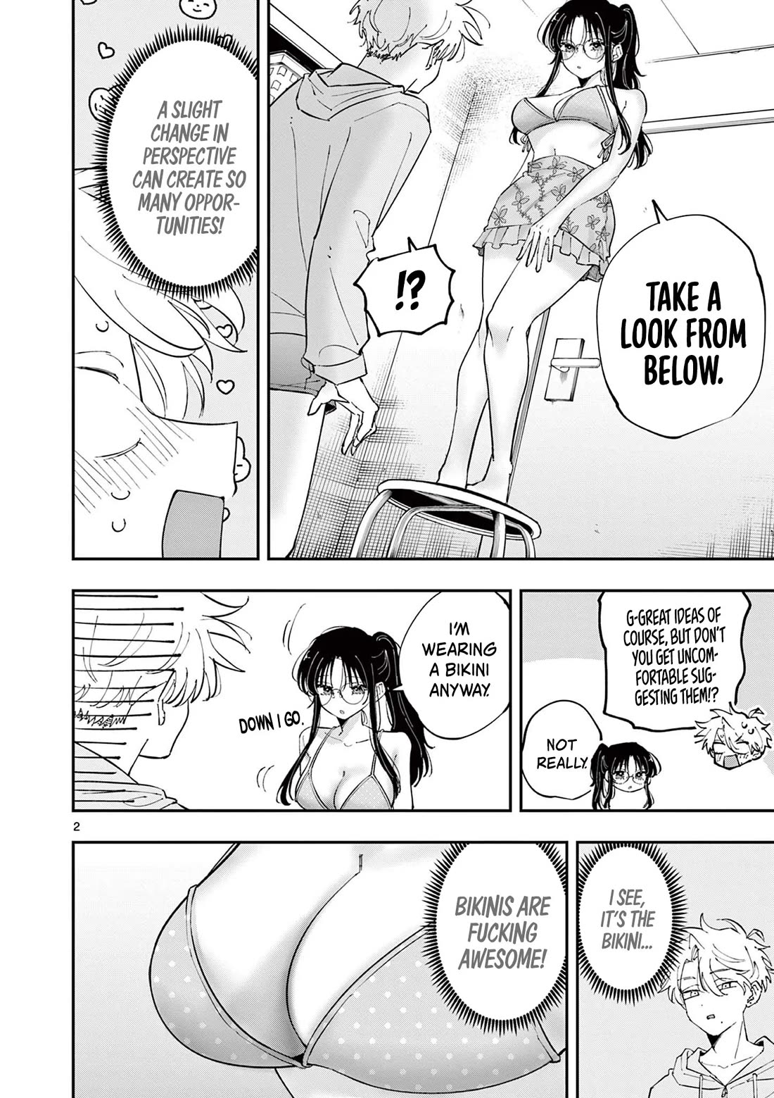 The Person Sitting Next to Me Looking at Me with Perverted Eyes Chapter 71 - Page 2