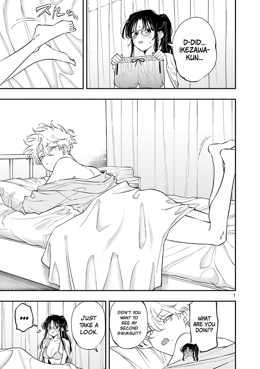The Person Sitting Next to Me Looking at Me with Perverted Eyes Chapter 73 - Page 1