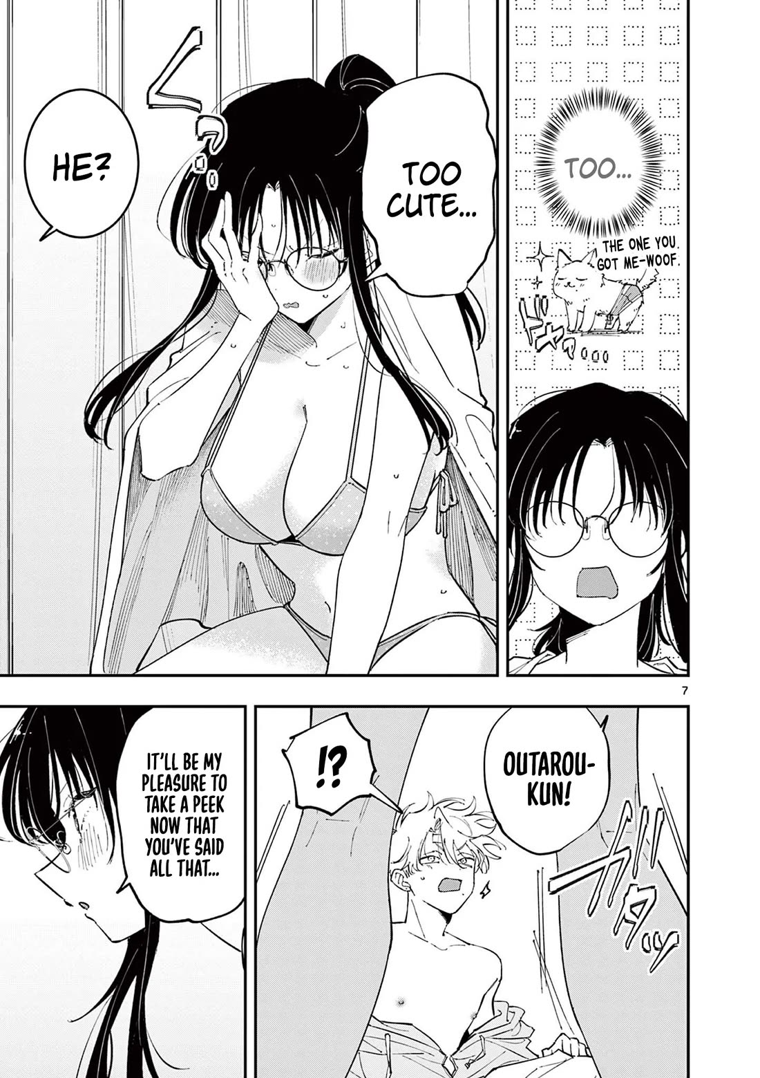 The Person Sitting Next to Me Looking at Me with Perverted Eyes Chapter 73 - Page 7