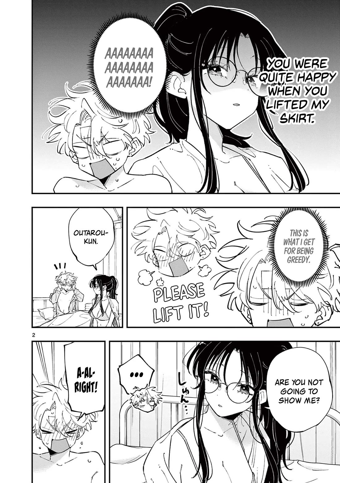 The Person Sitting Next to Me Looking at Me with Perverted Eyes Chapter 74 - Page 2