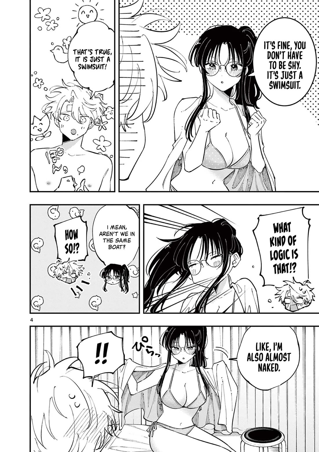 The Person Sitting Next to Me Looking at Me with Perverted Eyes Chapter 74 - Page 4