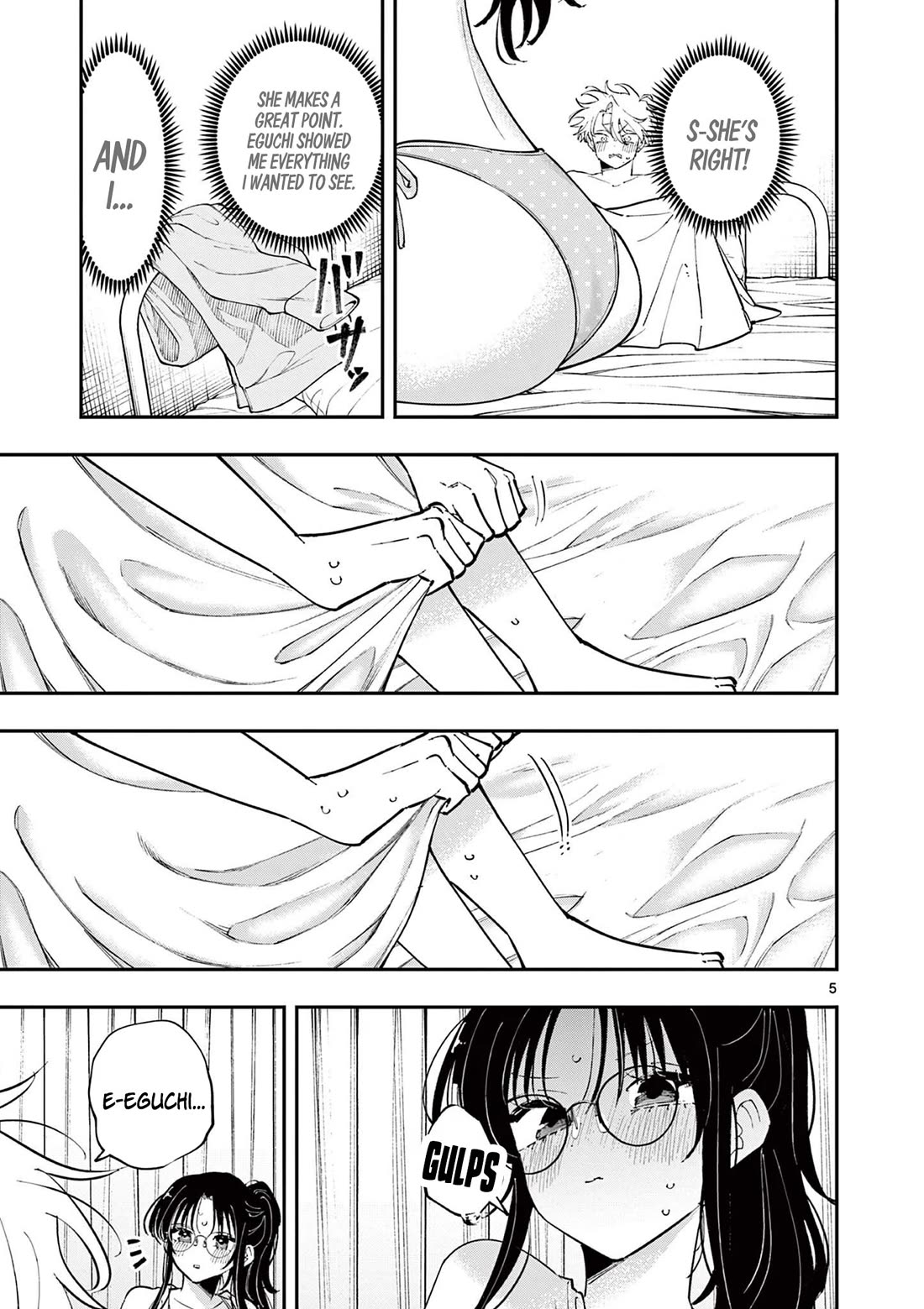 The Person Sitting Next to Me Looking at Me with Perverted Eyes Chapter 74 - Page 5