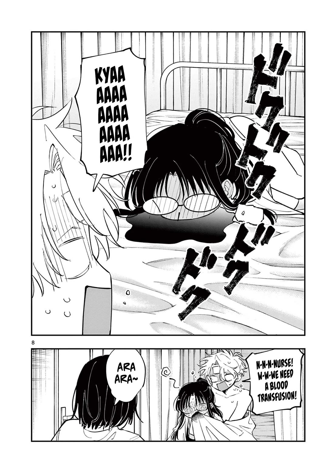 The Person Sitting Next to Me Looking at Me with Perverted Eyes Chapter 74 - Page 8