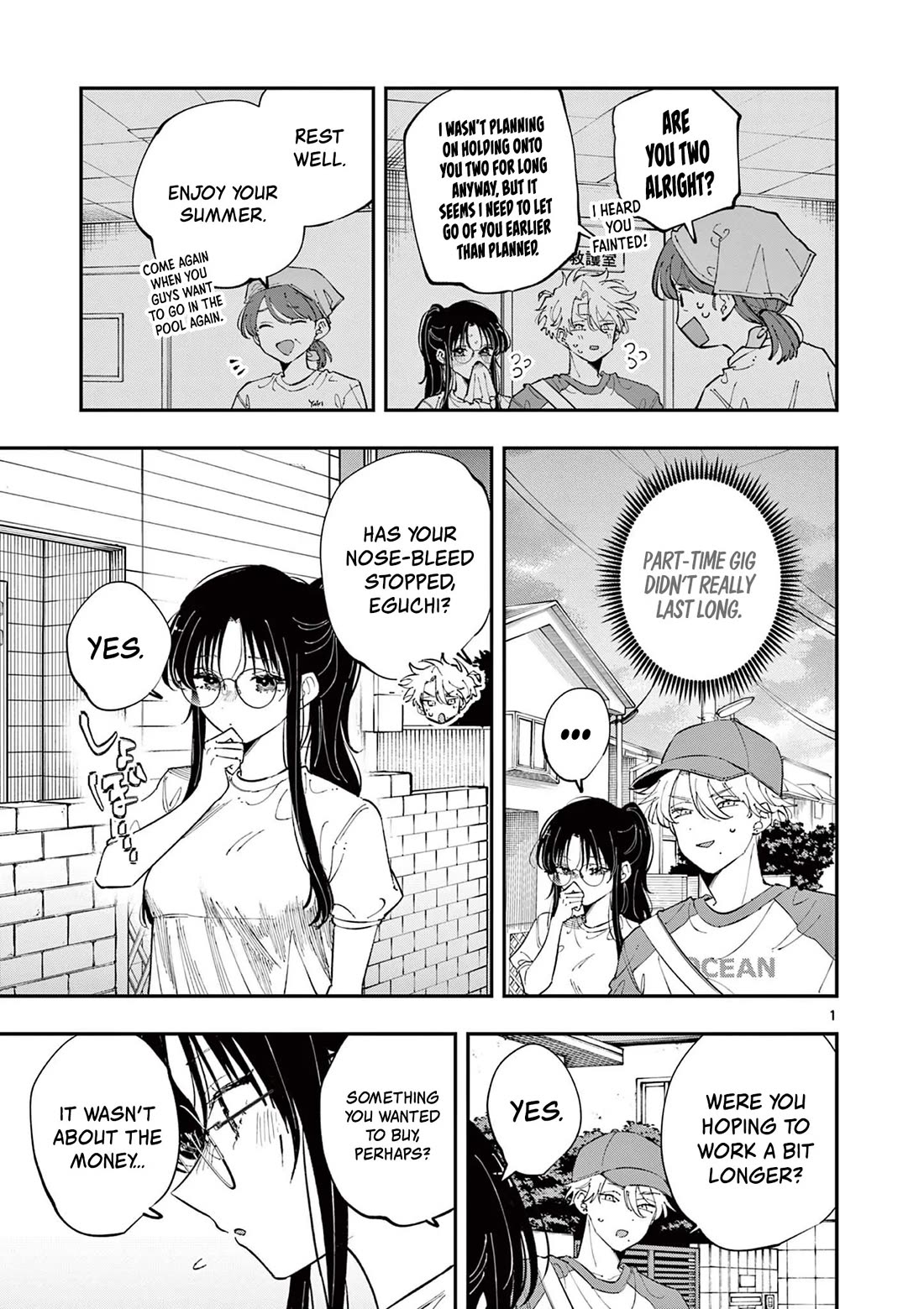 The Person Sitting Next to Me Looking at Me with Perverted Eyes Chapter 75 - Page 1