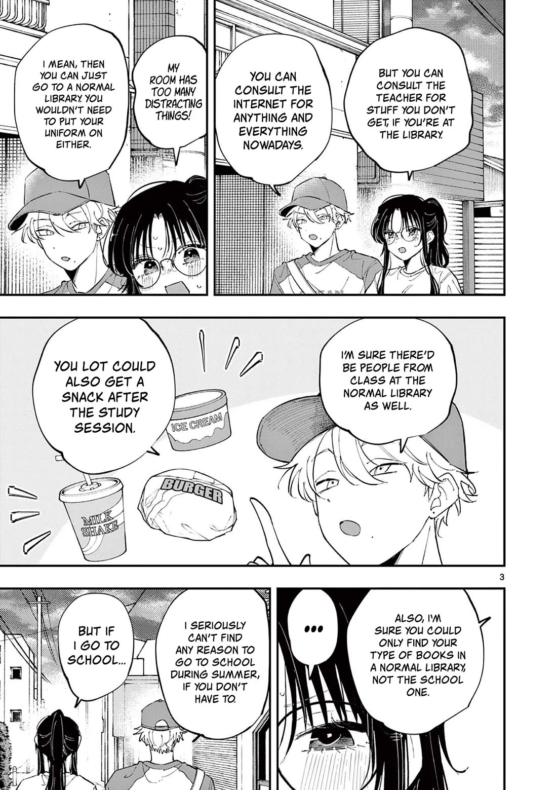 The Person Sitting Next to Me Looking at Me with Perverted Eyes Chapter 75 - Page 3