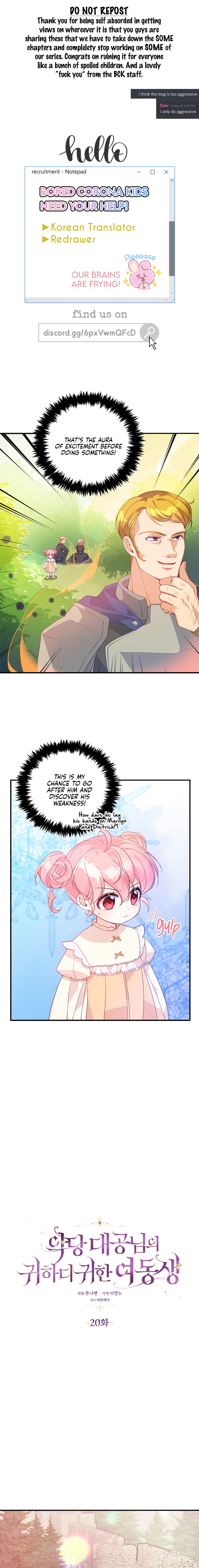 The Precious Sister of the Villainous Grand Duke Chapter 20 - Page 0