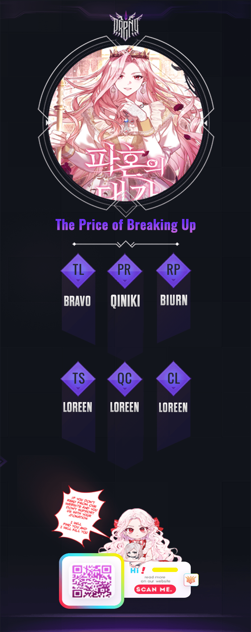 The Price of Breaking Up Chapter 0 - Page 0