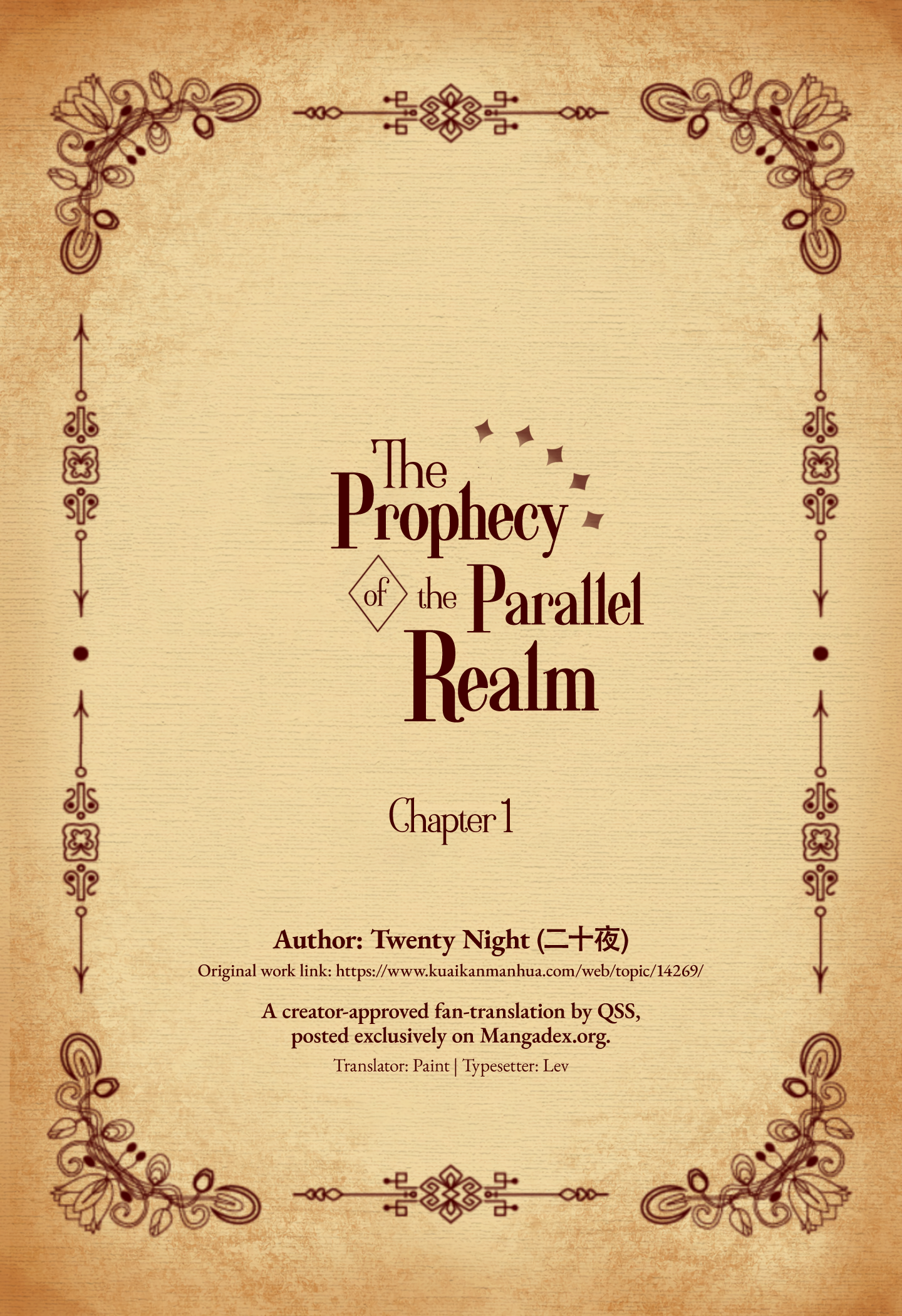 The Prophecy of the Parallel Realm Chapter 1 - Page 2