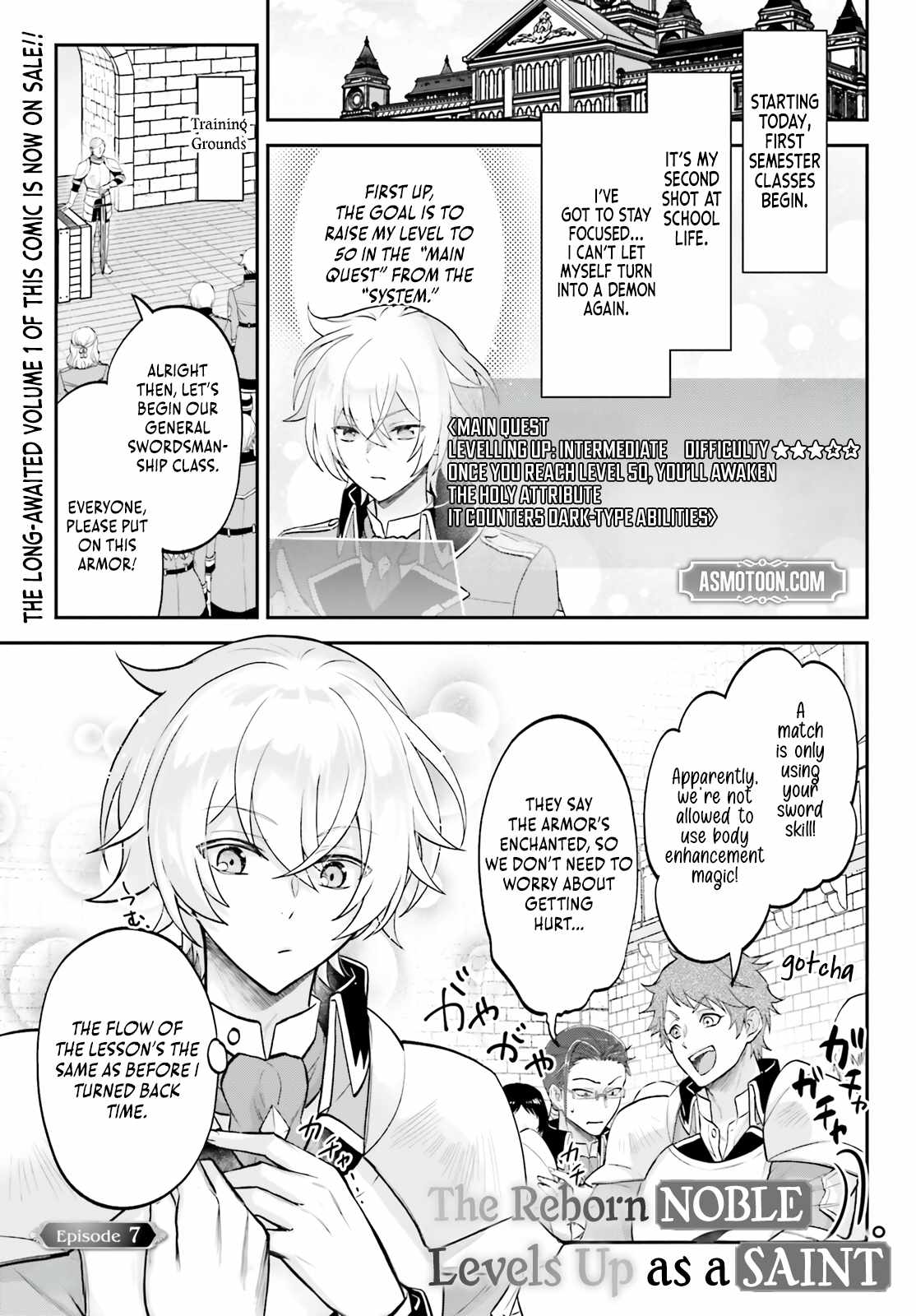 The Reborn Noble Levels up as a Saint Chapter 7.1 - Page 2