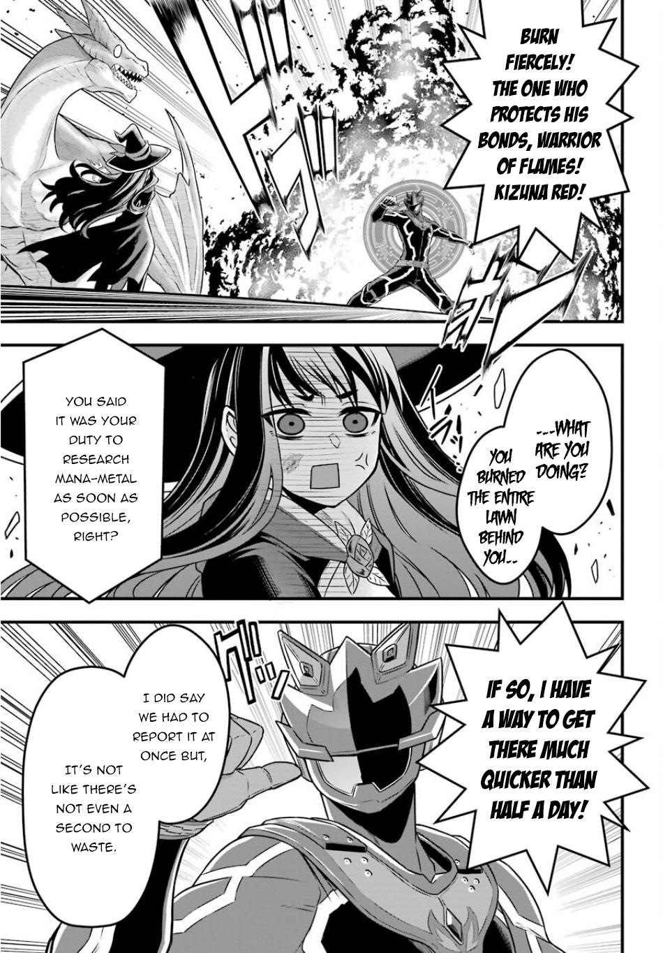 The Red Ranger Becomes an Adventurer in Another World Chapter 1 - Page 24