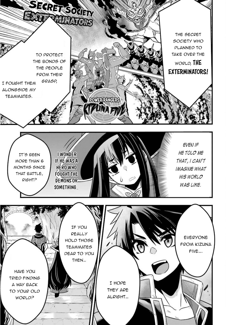 The Red Ranger Becomes an Adventurer in Another World Chapter 1 - Page 32