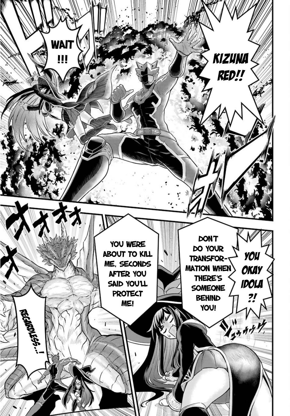 The Red Ranger Becomes an Adventurer in Another World Chapter 1 - Page 45
