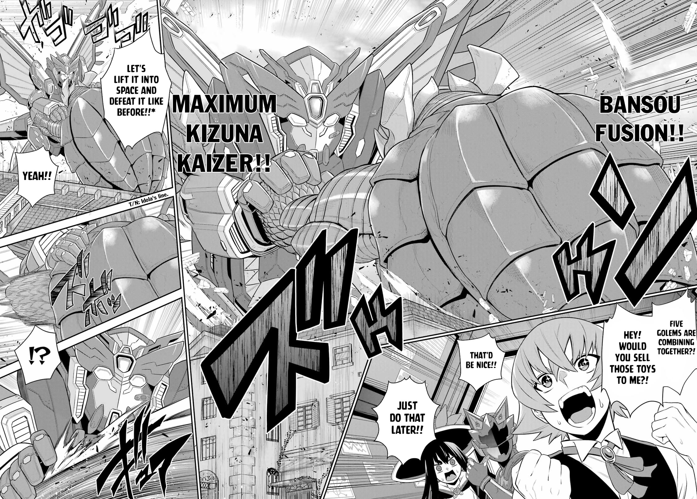 The Red Ranger Becomes an Adventurer in Another World Chapter 21.1 - Page 21