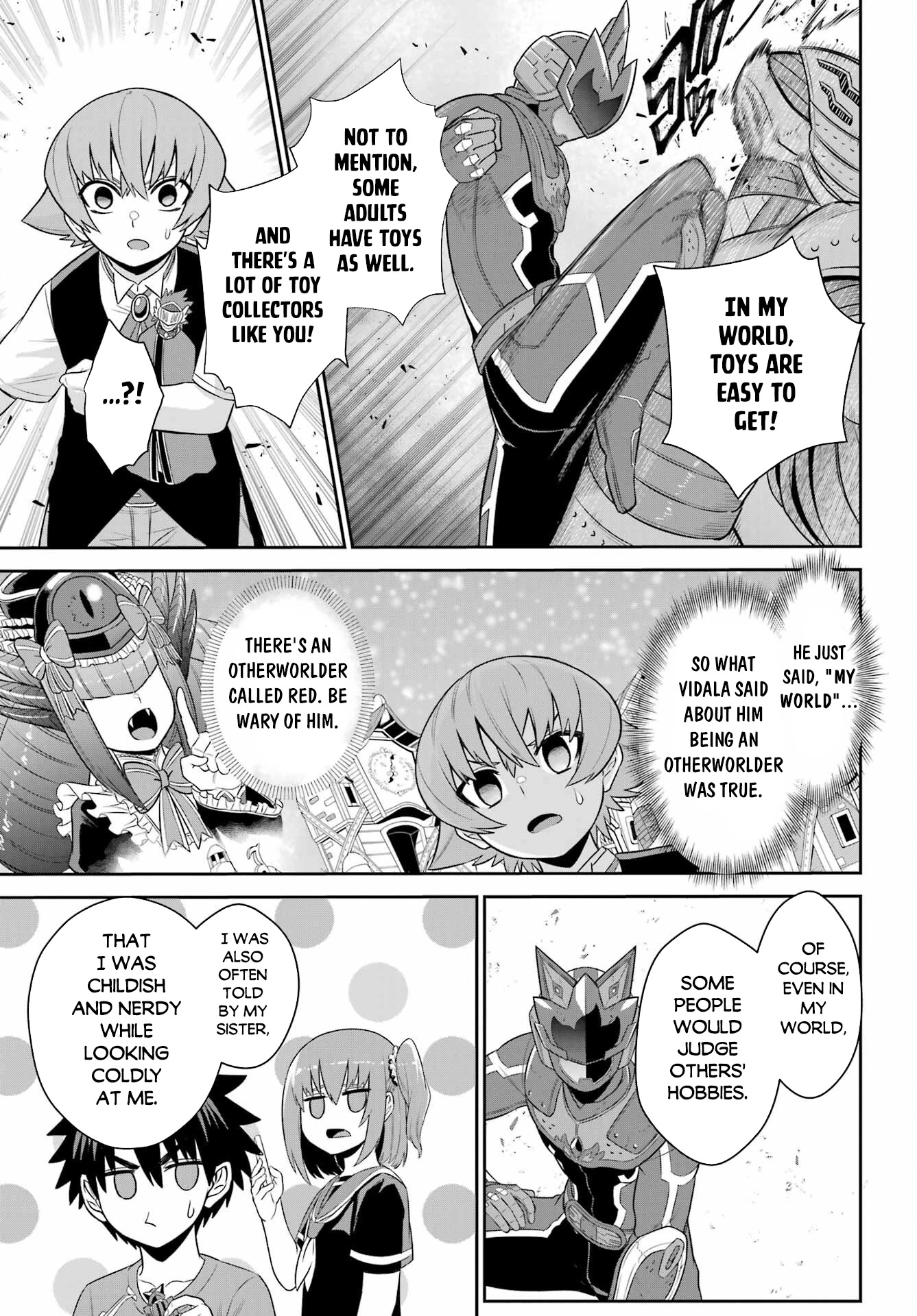 The Red Ranger Becomes an Adventurer in Another World Chapter 21.1 - Page 8