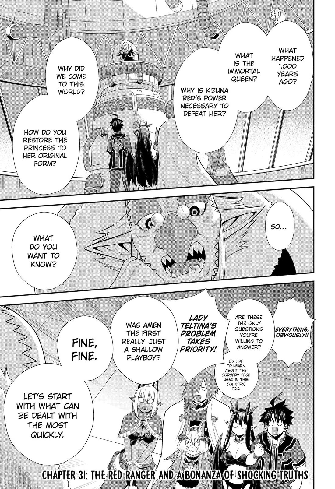 The Red Ranger Becomes an Adventurer in Another World Chapter 31 - Page 1