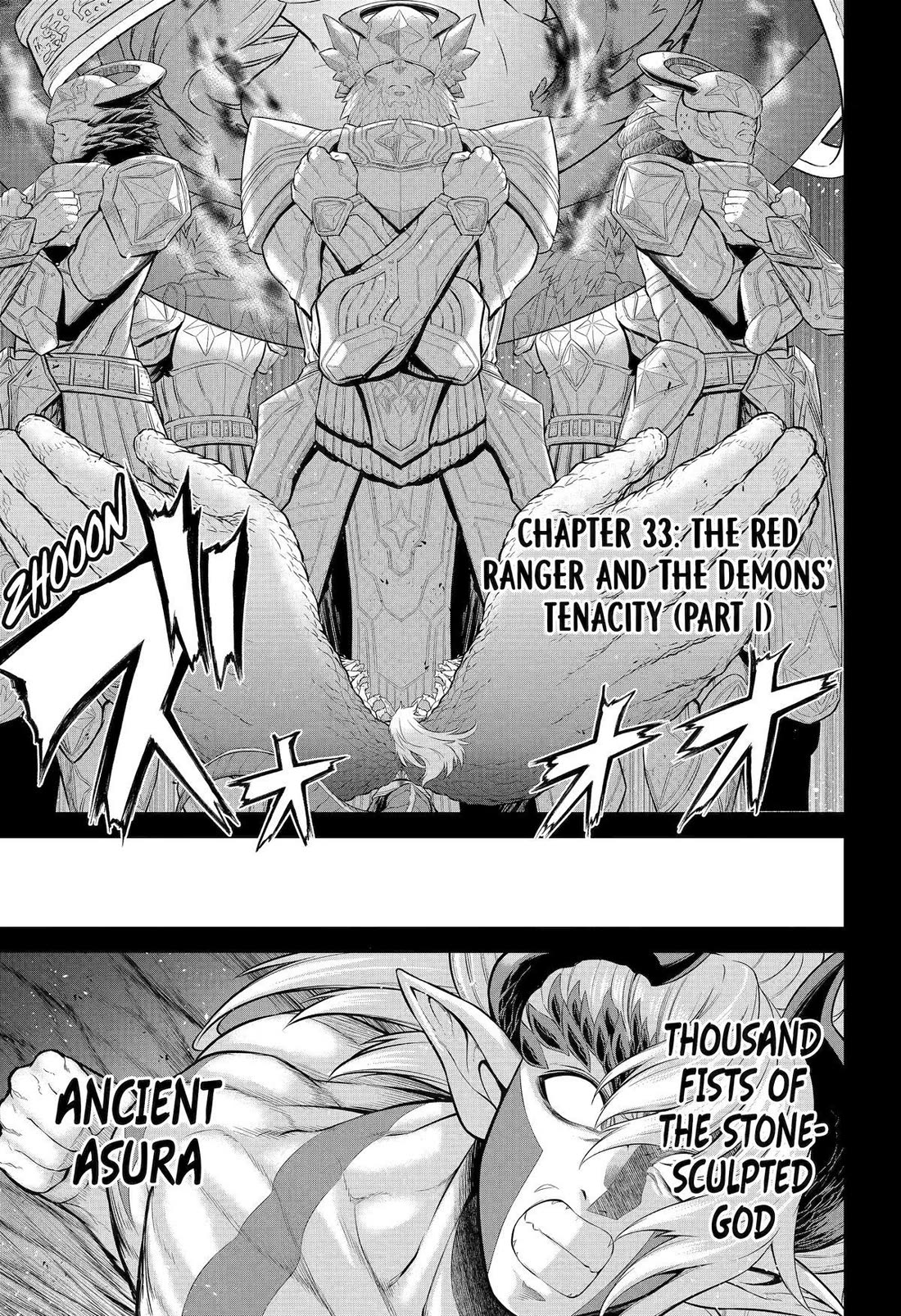 The Red Ranger Becomes an Adventurer in Another World Chapter 33 - Page 1
