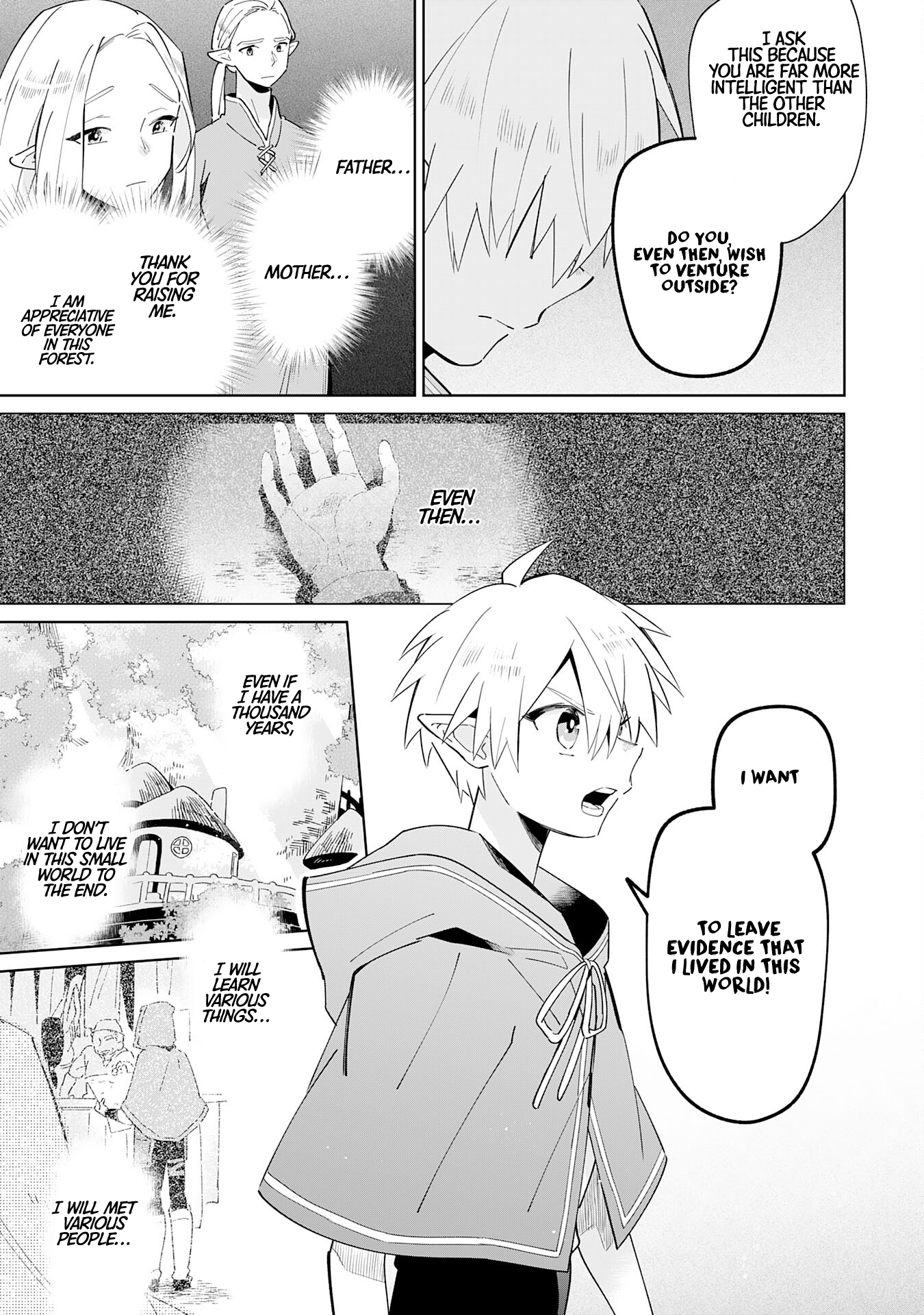 The Reincarnated Elf Left on a Journey to Master His Magic and With His Extra Lifespan Became a Living Legend Chapter 1 - Page 12