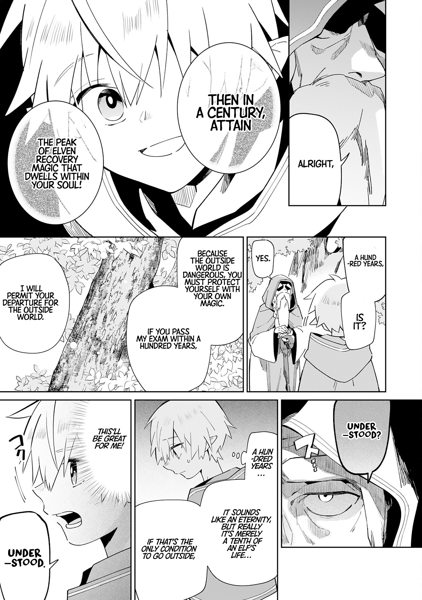 The Reincarnated Elf Left on a Journey to Master His Magic and With His Extra Lifespan Became a Living Legend Chapter 1 - Page 14