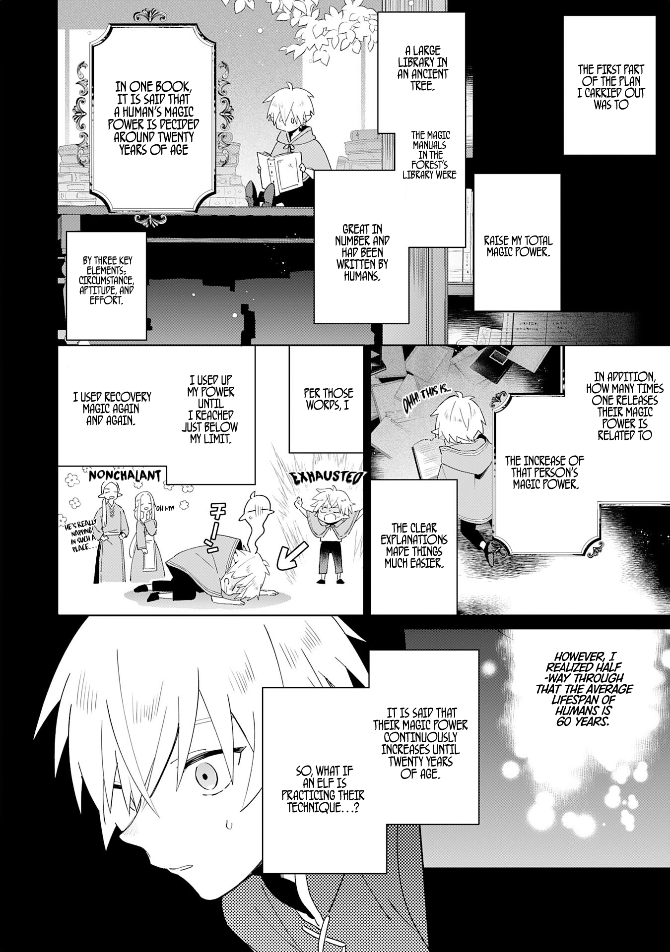 The Reincarnated Elf Left on a Journey to Master His Magic and With His Extra Lifespan Became a Living Legend Chapter 1 - Page 19