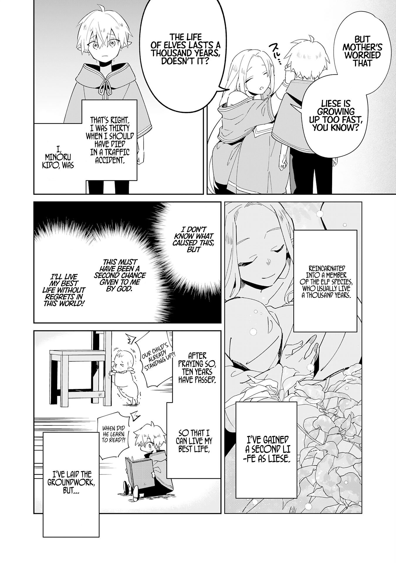 The Reincarnated Elf Left on a Journey to Master His Magic and With His Extra Lifespan Became a Living Legend Chapter 1 - Page 9