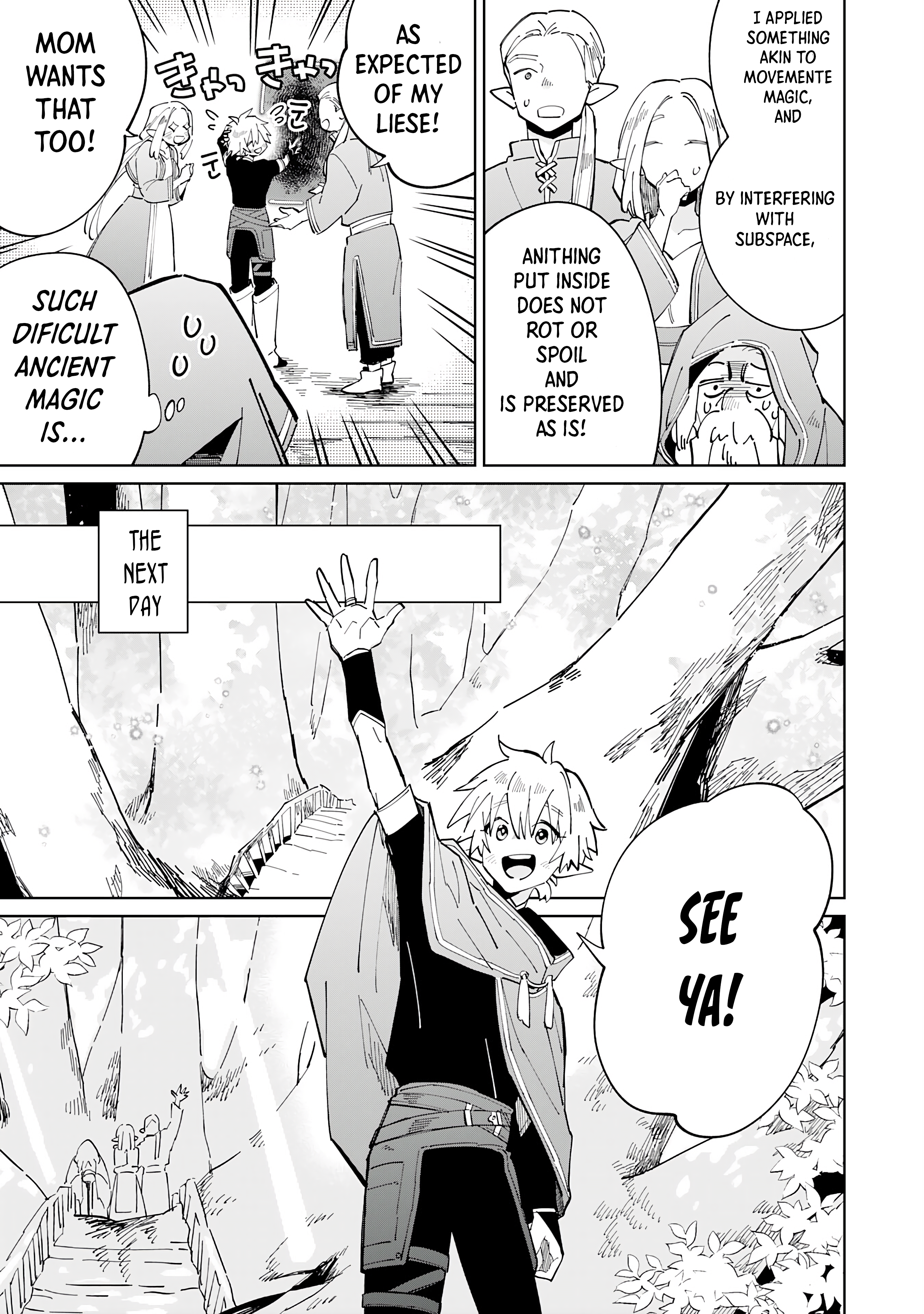 The Reincarnated Elf Left on a Journey to Master His Magic and With His Extra Lifespan Became a Living Legend Chapter 4 - Page 12