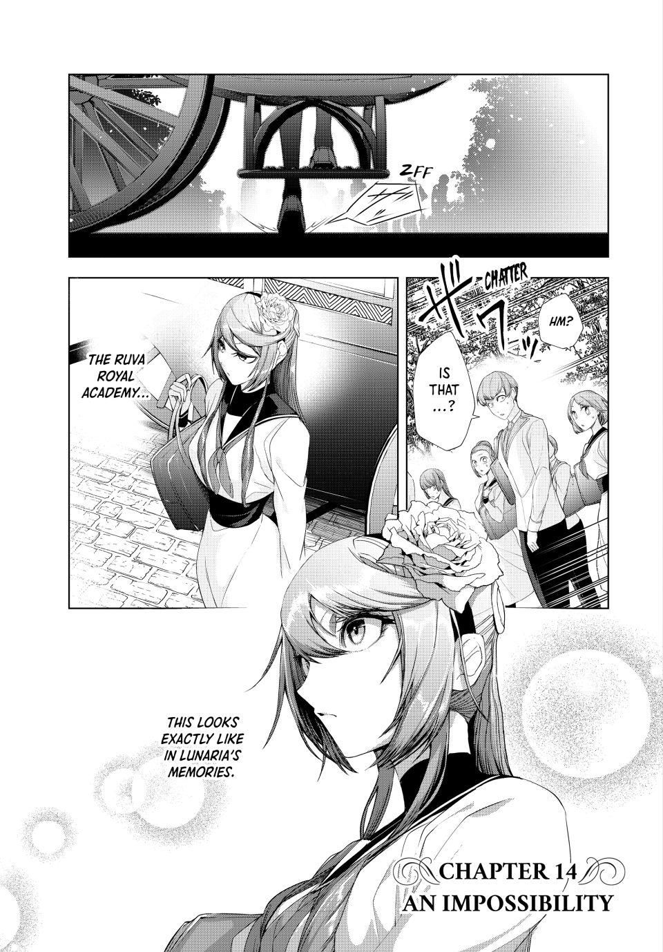 The Remarkable Revenge of a Vindictive Villainess Chapter 14.1 - Page 0