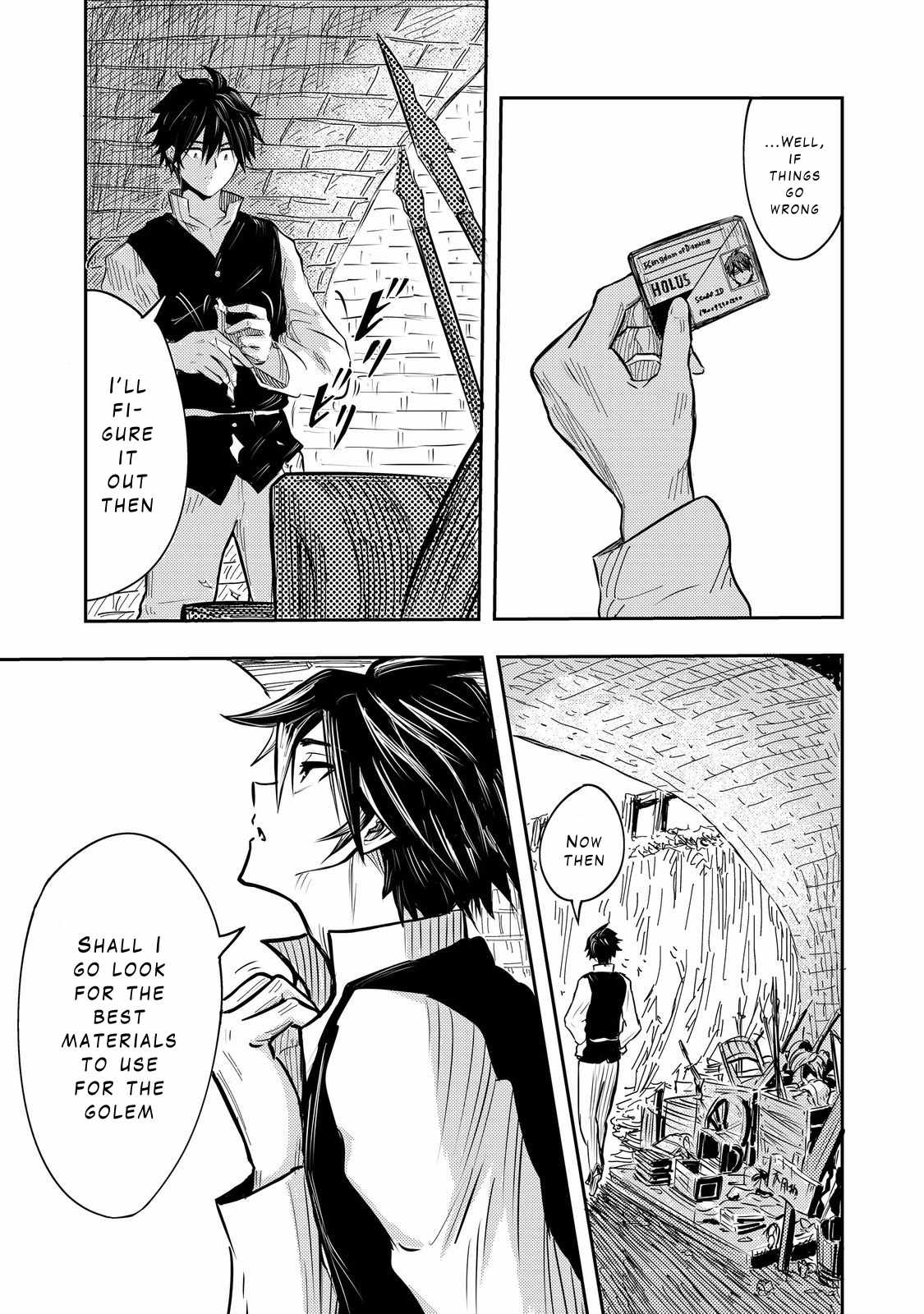 The Royal Capital One-Man Golem Master is Suddenly Banished?! Chapter 1 - Page 12