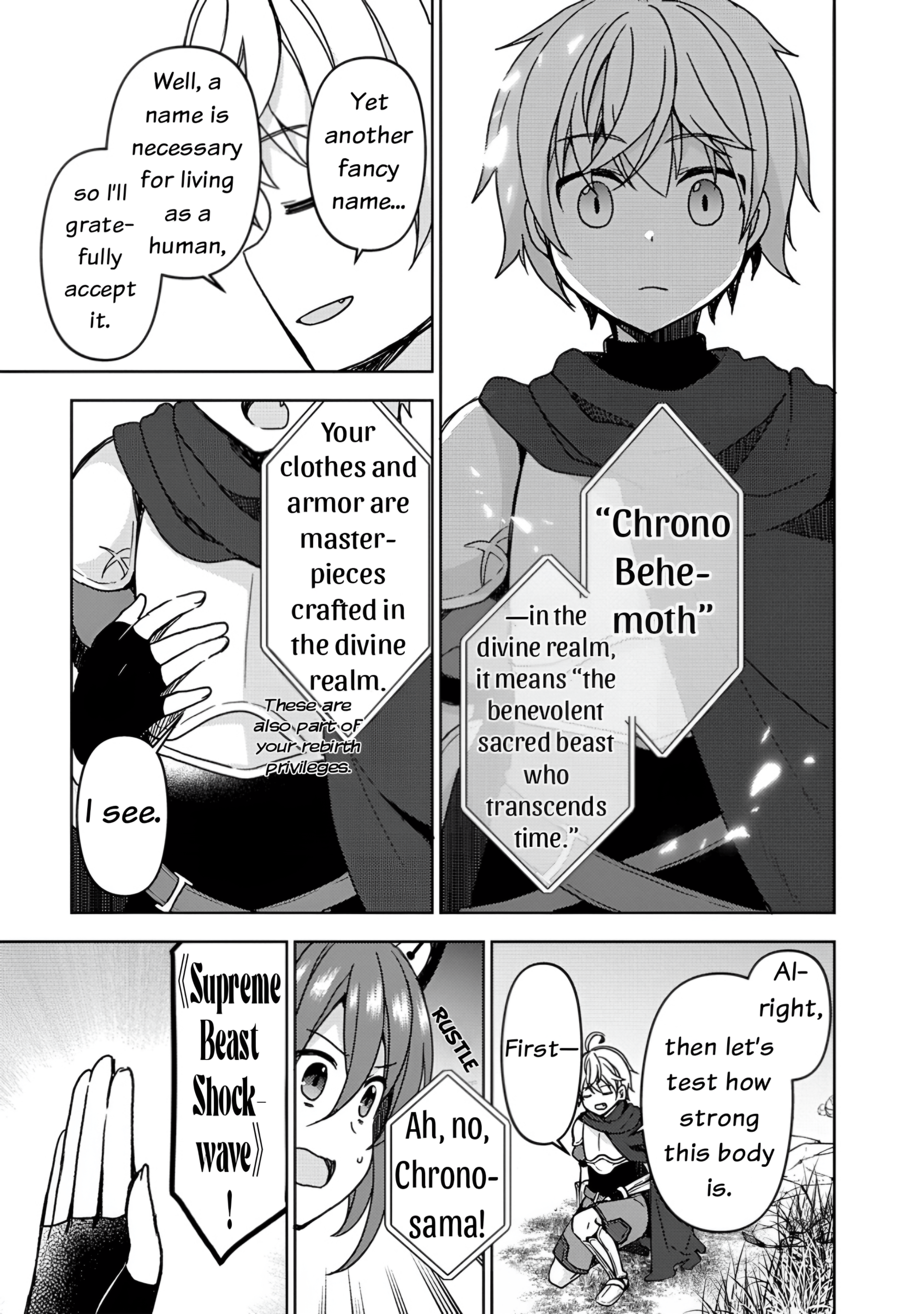 The Sacred Beast Behemoth, Reincarnated As A Human With Ultimate Status, Accidentally Steals The Hero’s Fiancée (The Princess). Chapter 1 - Page 15