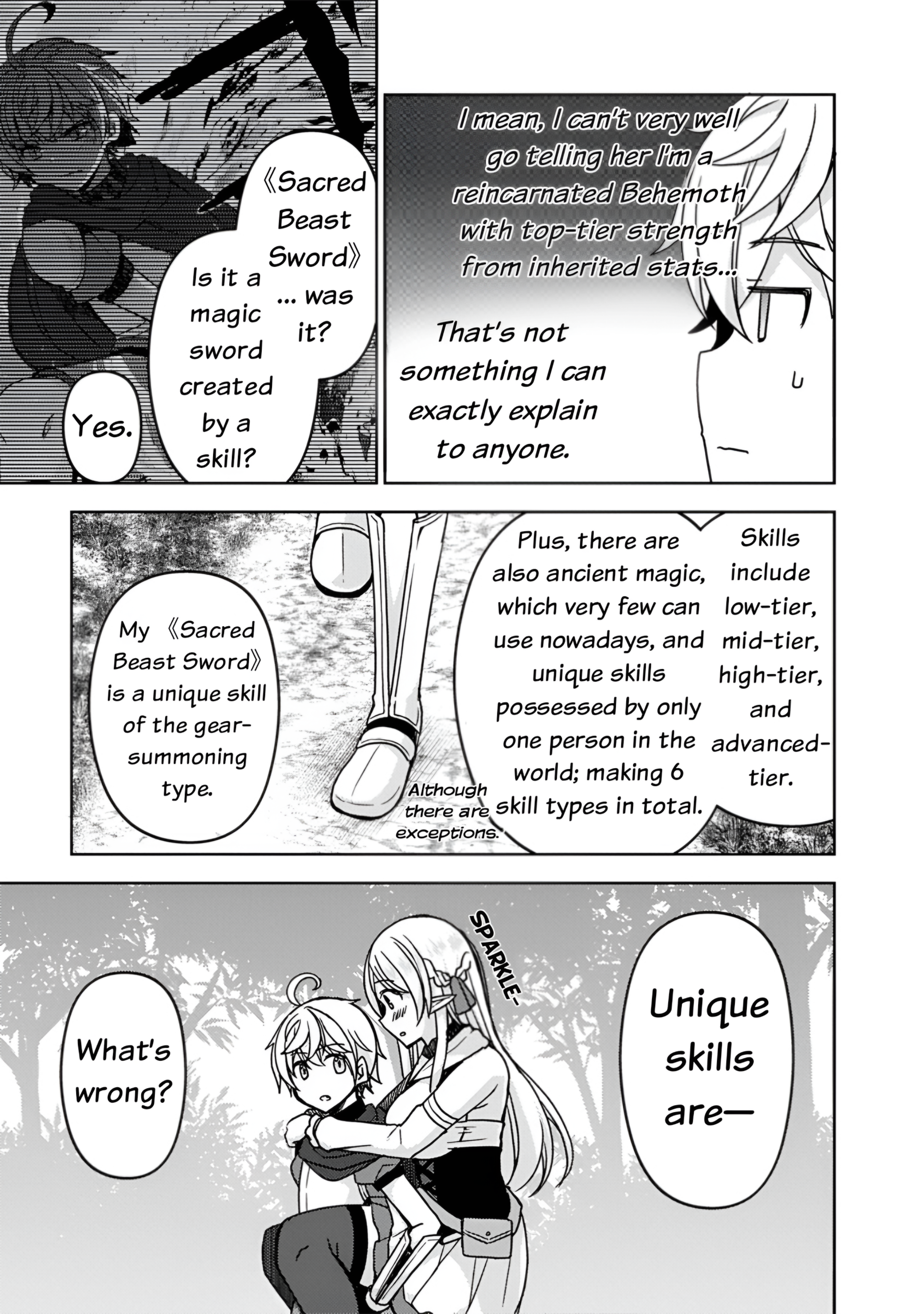 The Sacred Beast Behemoth, Reincarnated As A Human With Ultimate Status, Accidentally Steals The Hero’s Fiancée (The Princess). Chapter 2 - Page 26