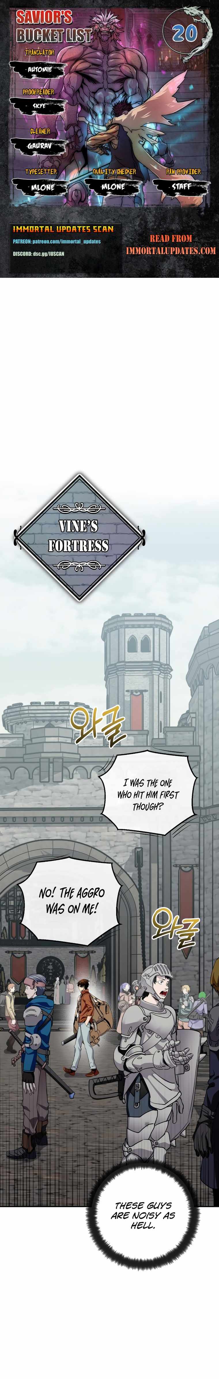 The Savior’s Bucket List Chapter 20 - Page 0