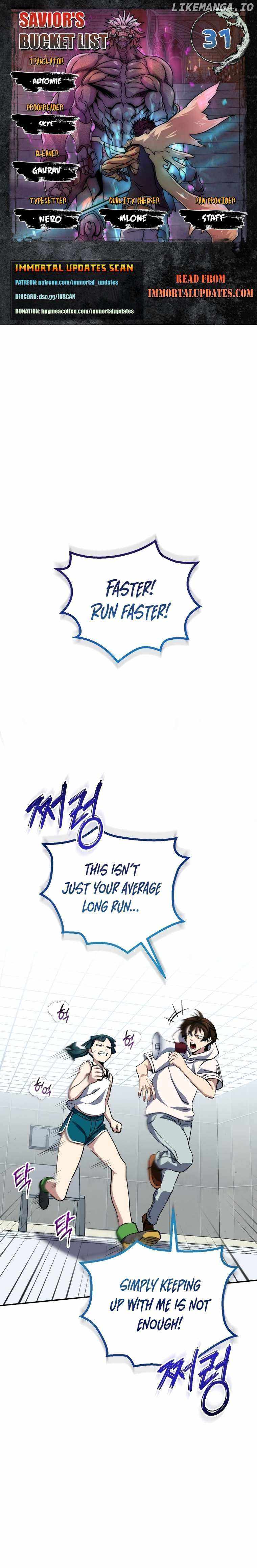 The Savior’s Bucket List Chapter 31 - Page 0