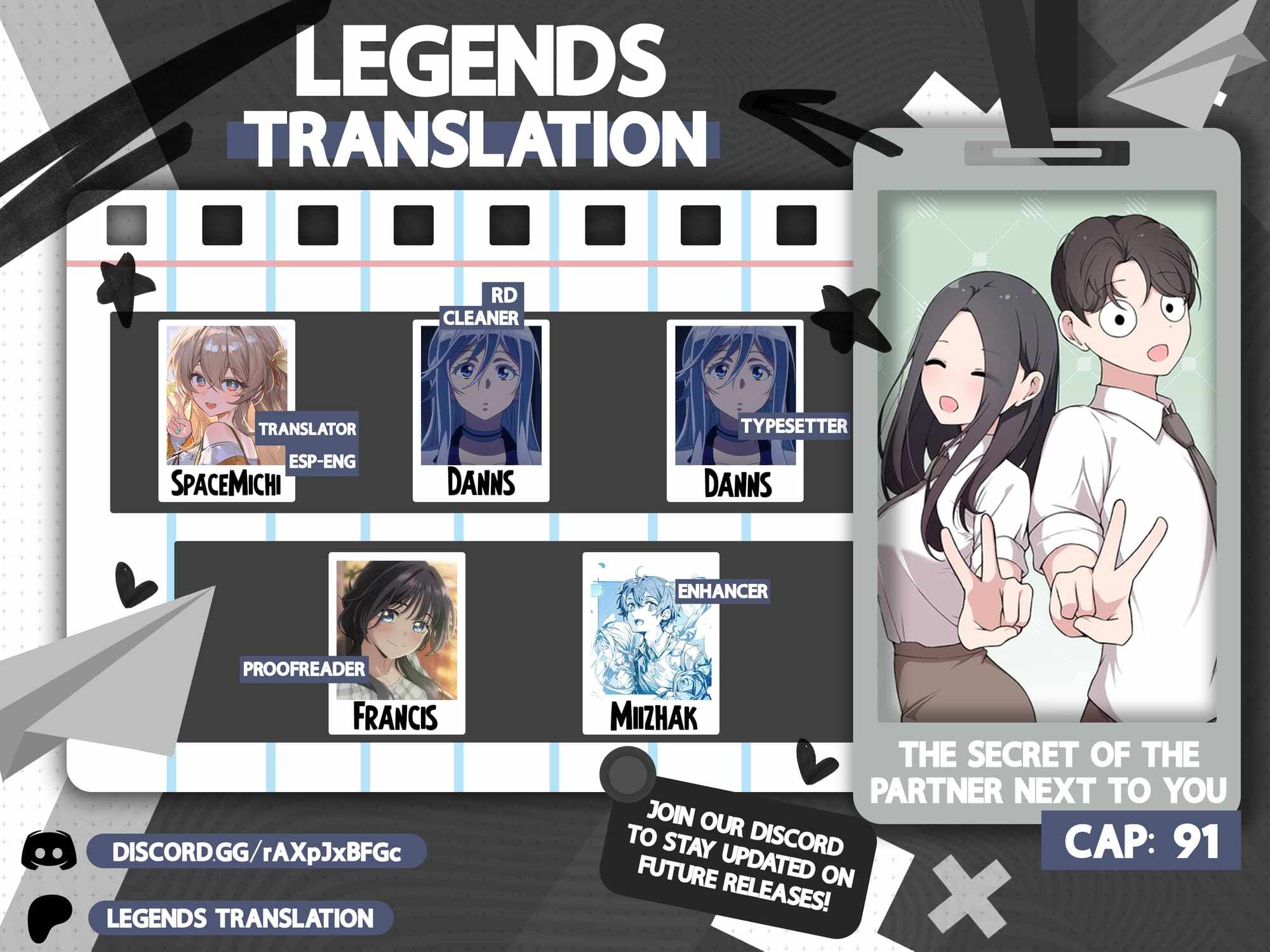 The Secret of the Partner Next to You Chapter 91 - Page 1
