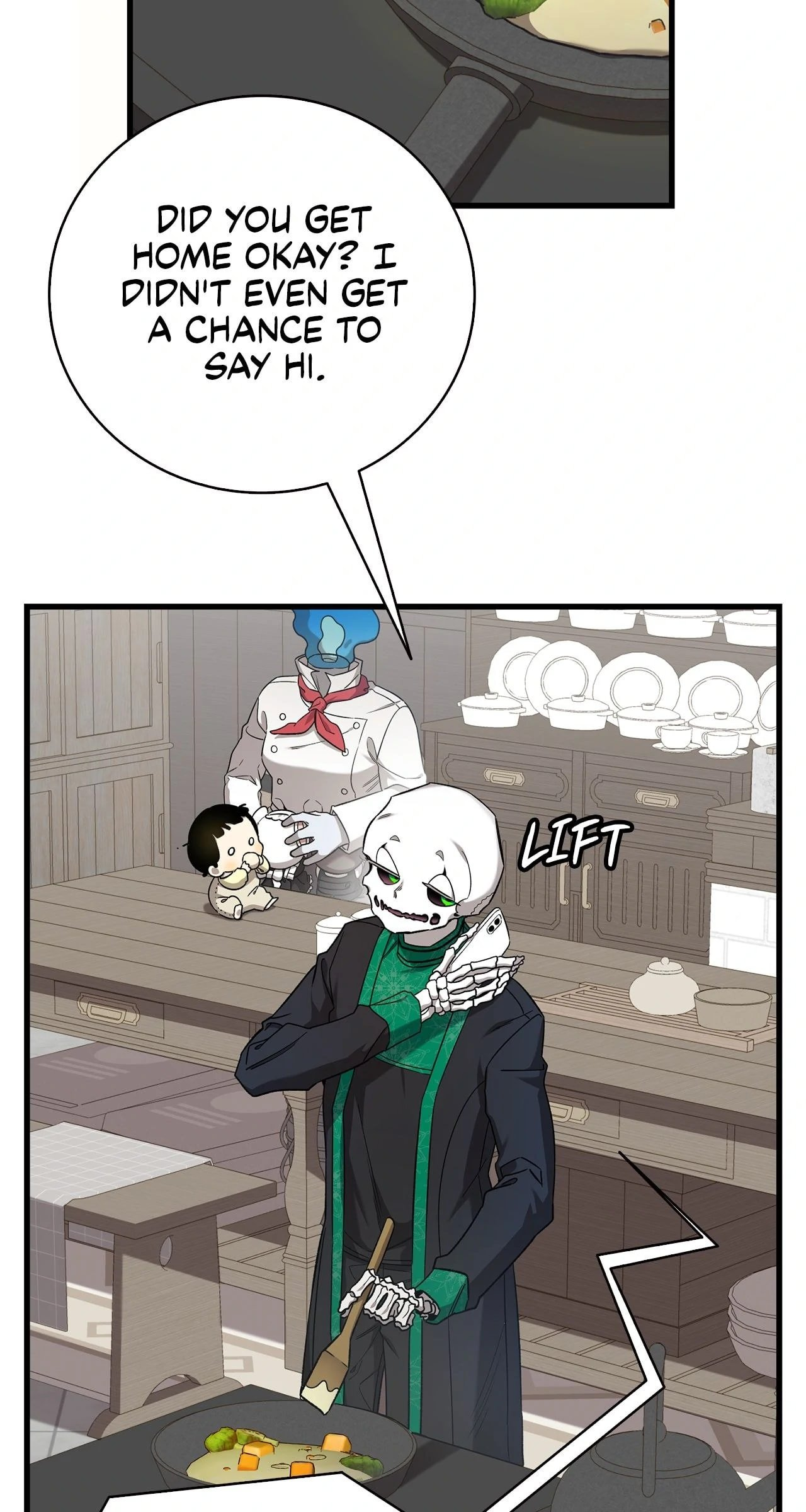 The Skeleton Becomes a Cat Dad Chapter 216 - Page 54