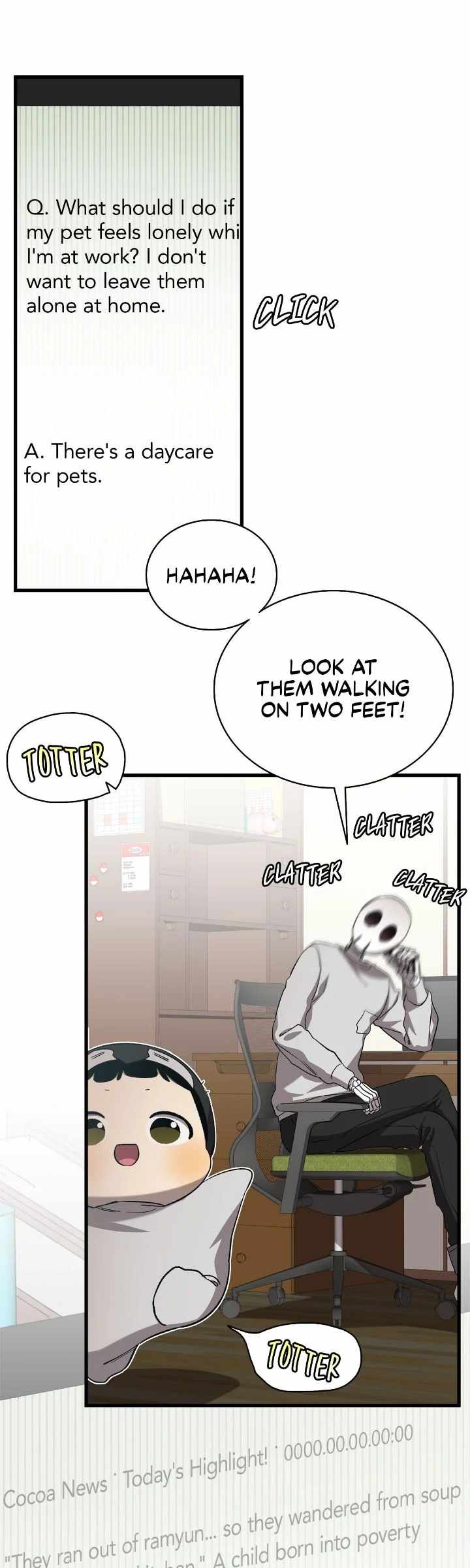 The Skeleton Becomes a Cat Dad Chapter 222 - Page 22