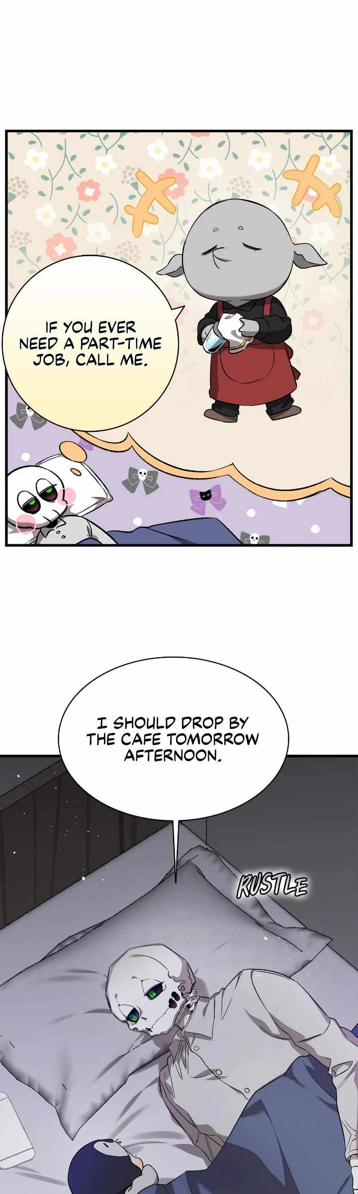 The Skeleton Becomes a Cat Dad Chapter 223 - Page 1