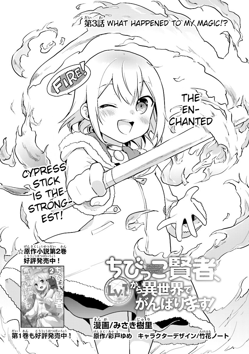 The Small Sage Will Try Her Best in the Different World from Lv. 1! Chapter 3 - Page 1