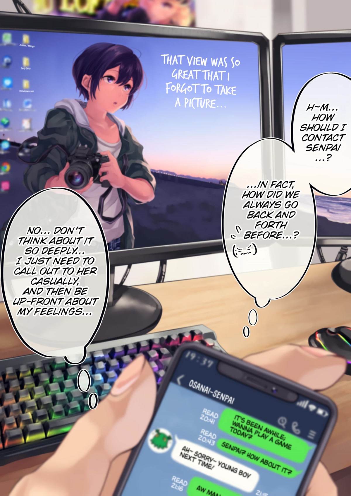 The Story of an Otaku and a Gyaru Falling in Love Chapter 100 - Page 1
