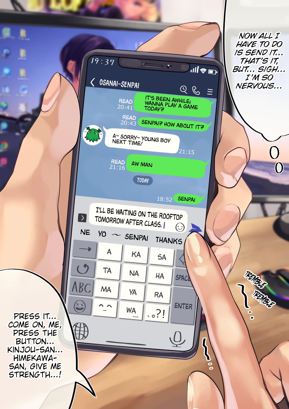 The Story of an Otaku and a Gyaru Falling in Love Chapter 100 - Page 2