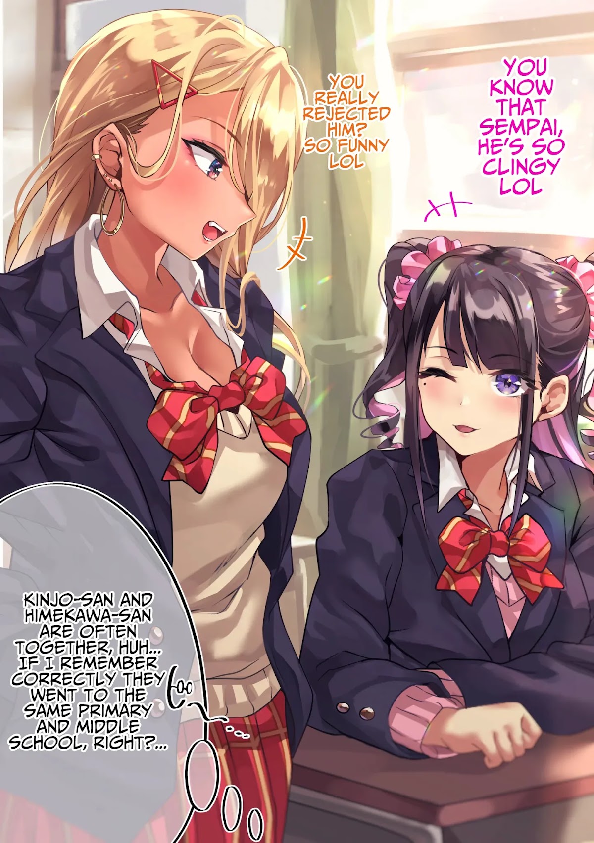 The Story of an Otaku and a Gyaru Falling in Love Chapter 2 - Page 1