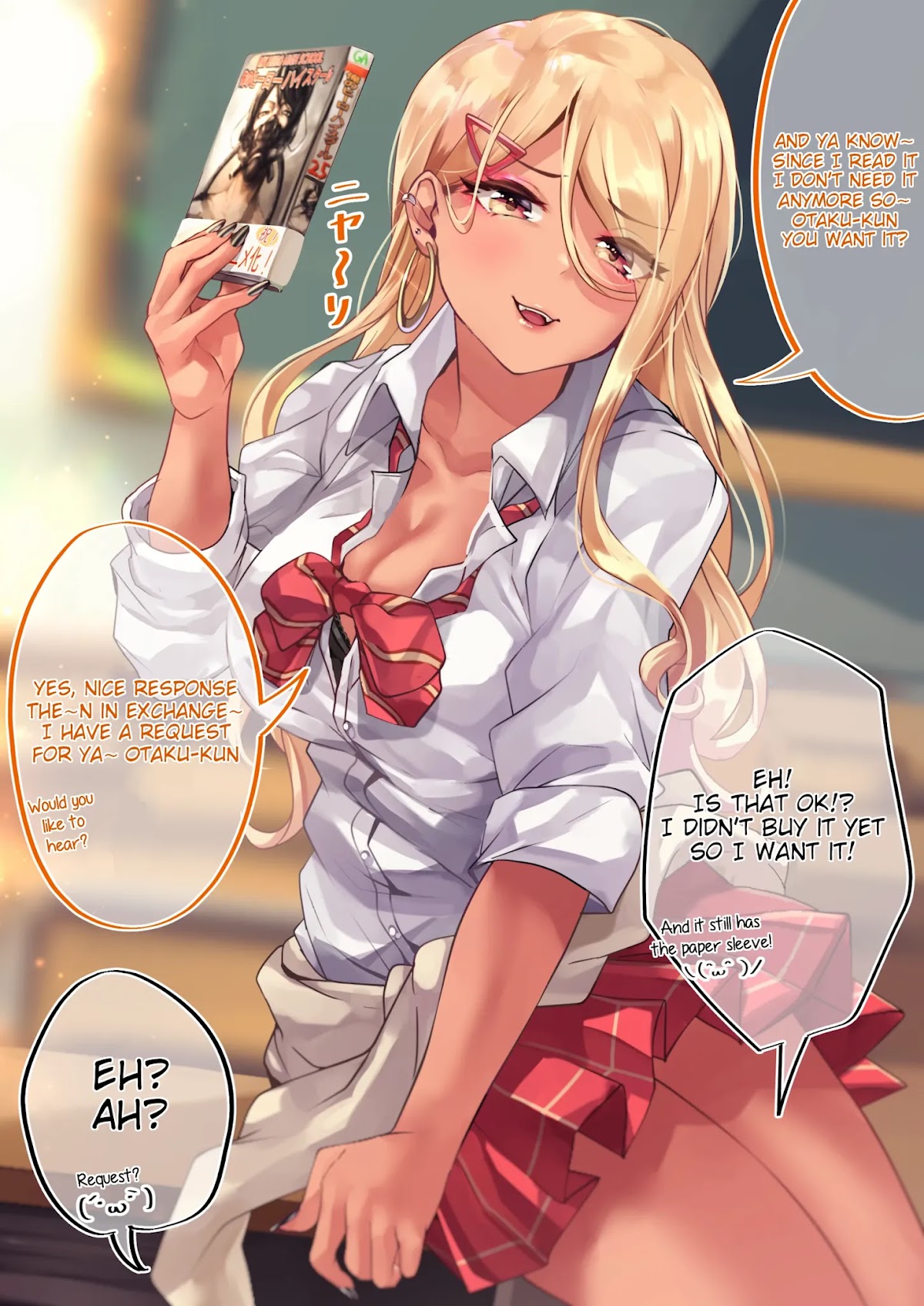 The Story of an Otaku and a Gyaru Falling in Love Chapter 21 - Page 2