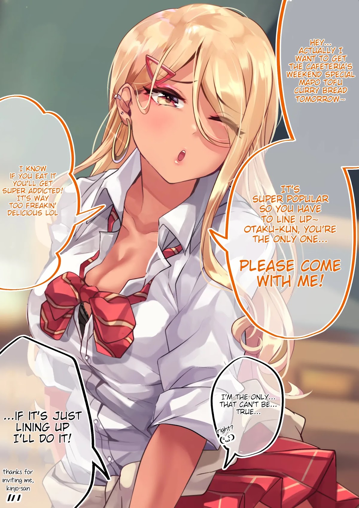 The Story of an Otaku and a Gyaru Falling in Love Chapter 21 - Page 3