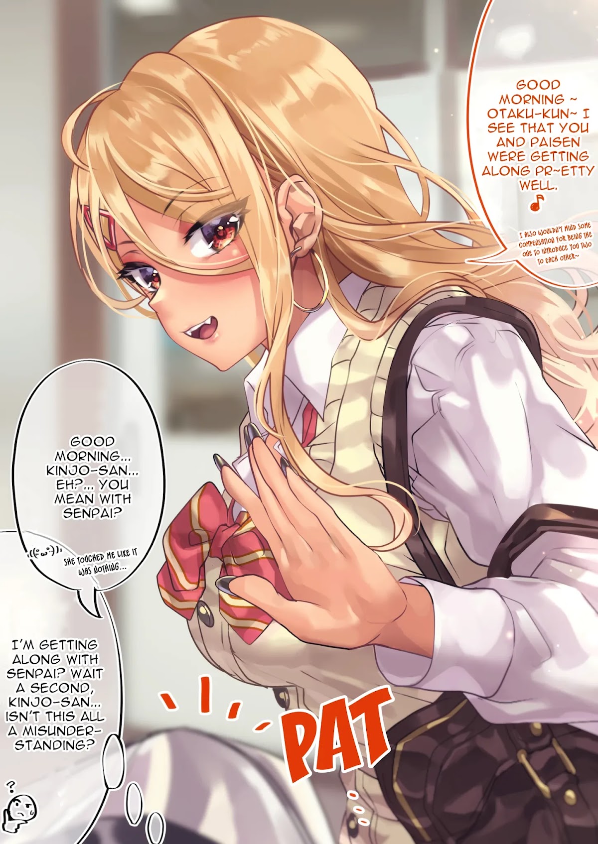 The Story of an Otaku and a Gyaru Falling in Love Chapter 29 - Page 2