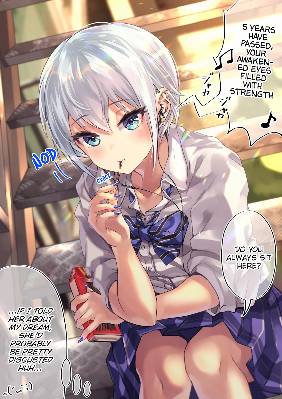 The Story of an Otaku and a Gyaru Falling in Love Chapter 36 - Page 2