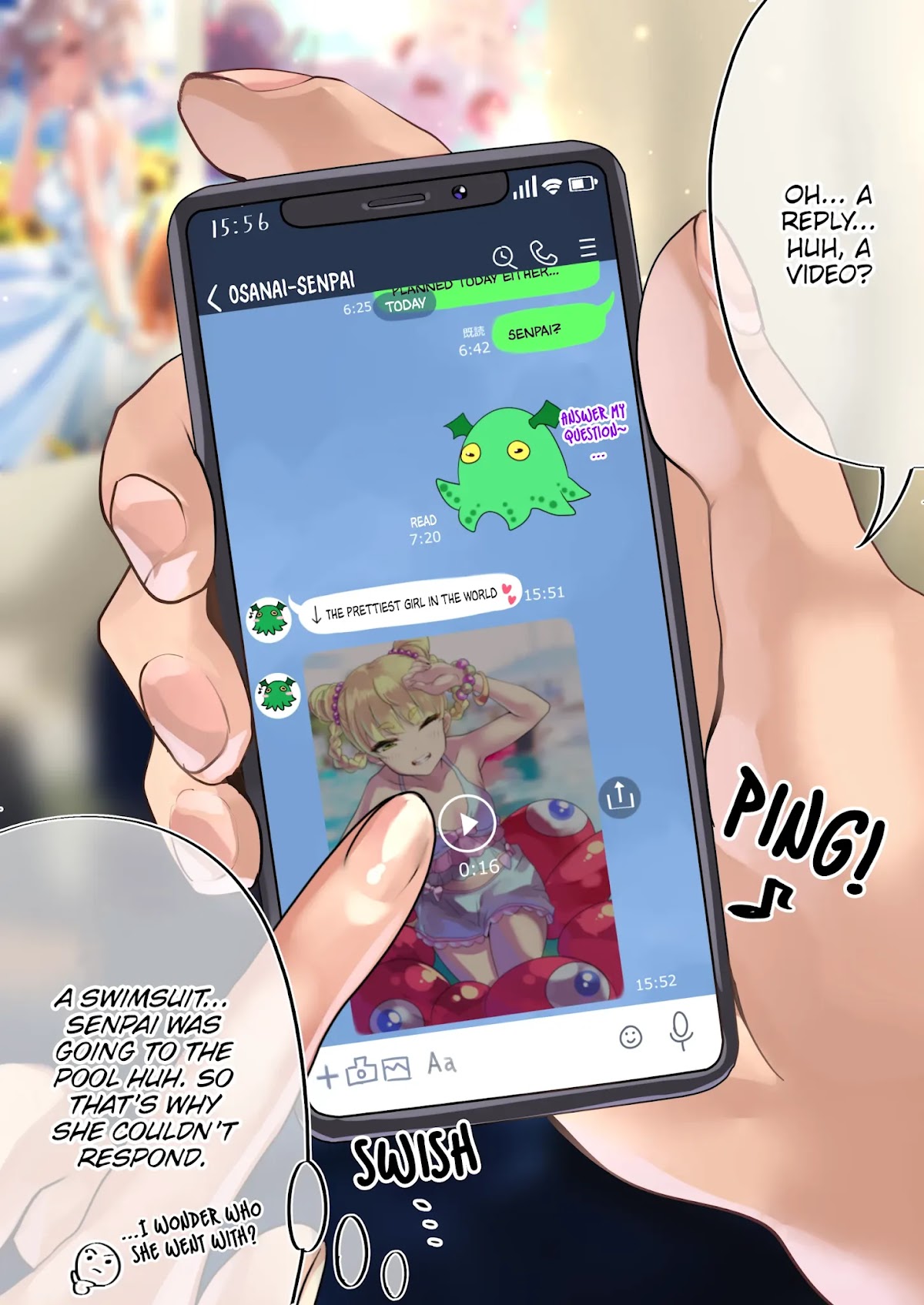 The Story of an Otaku and a Gyaru Falling in Love Chapter 45 - Page 2