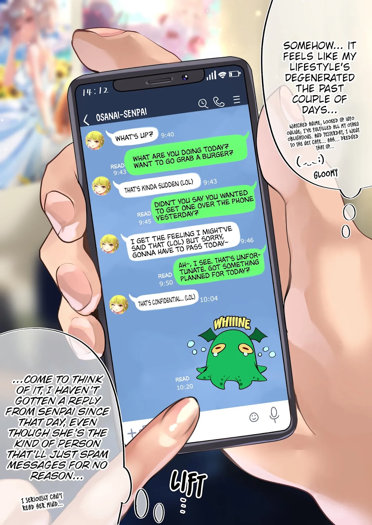 The Story of an Otaku and a Gyaru Falling in Love Chapter 54 - Page 1